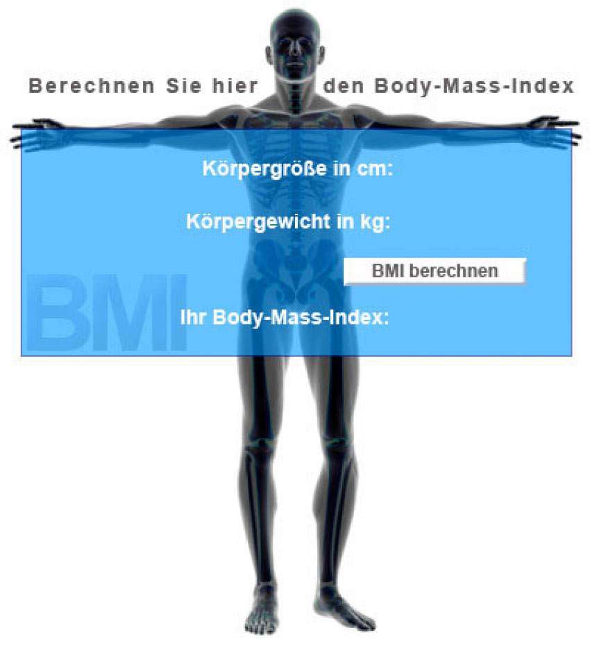 BMI Rechner - Body Mass Index Rechner